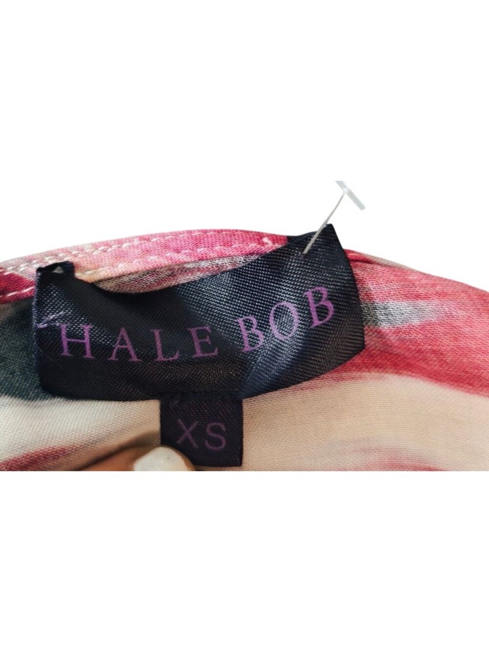 Hale Bob XS Open Front Kimono Boho Pink Multi Oversized Tribal Lightweight Layer - Picture 5 of 8